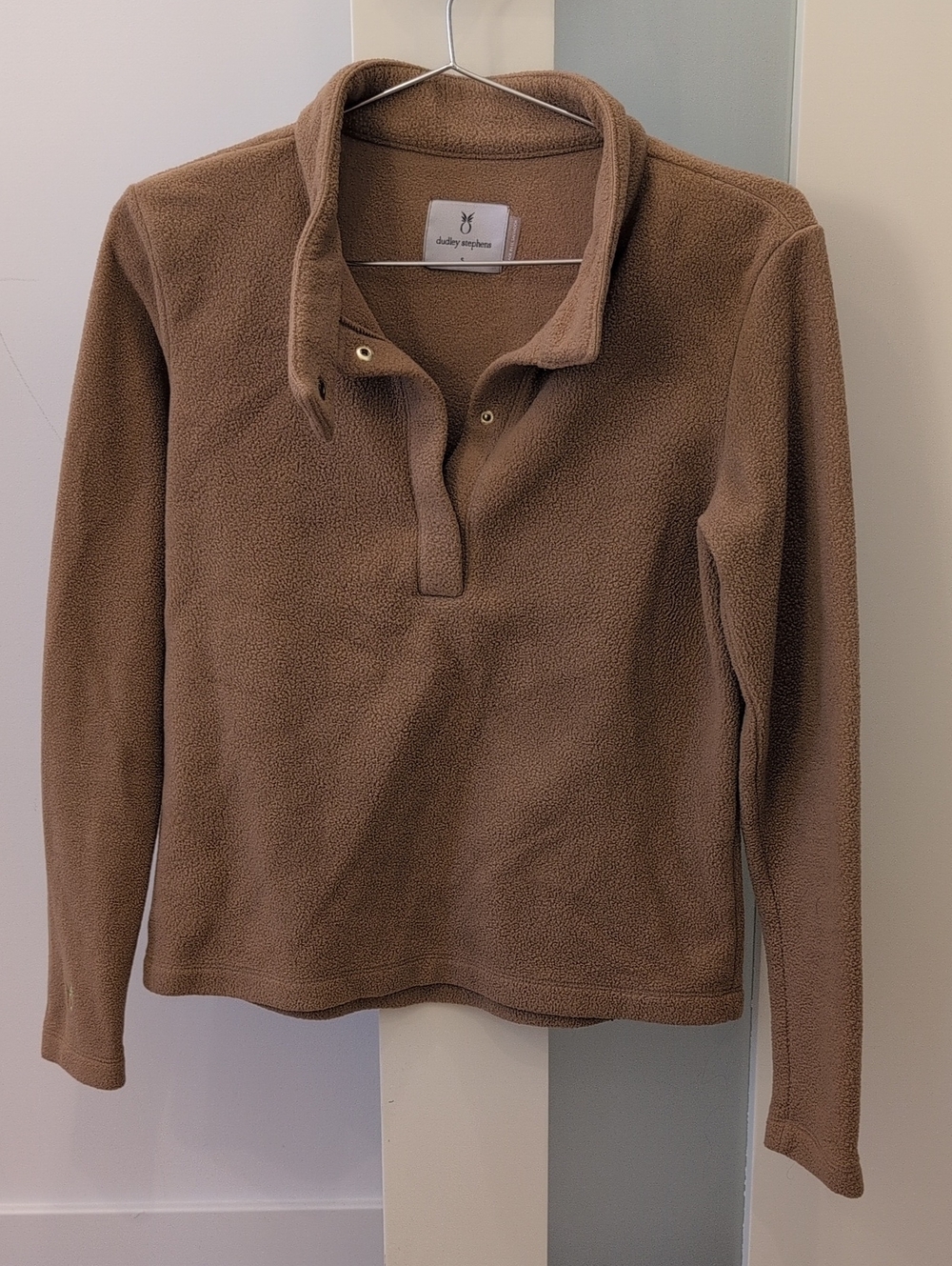 Dudley Stephens Taupe Fleece, Sz S